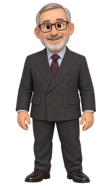 Leo — full-body illustration of the Studio AI agent