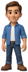 Madis — full-body illustration of the Studio AI agent